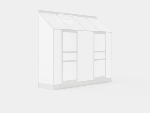 Greenhouse Ida 3300 Poly ALU 3D Model
