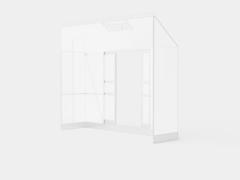 Greenhouse Ida 3300 Poly ALU Modèle 3D