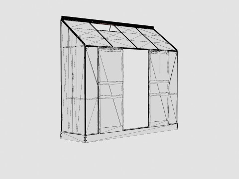 Greenhouse Ida 3300 Poly ALU Modèle 3D