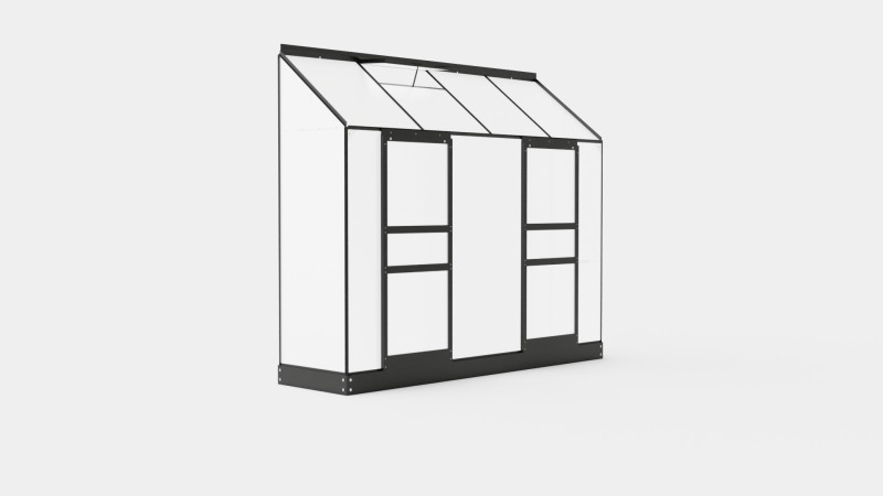 Greenhouse Ida 3300 Poly Black 3D 모델 .c4d .max .obj .3ds .fbx .stl .blend