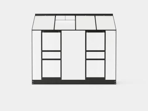 Greenhouse Ida 3300 Poly Black 3D Model
