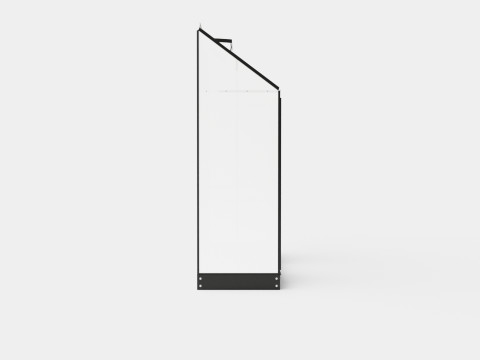 Greenhouse Ida 3300 Poly Black 3D 모델
