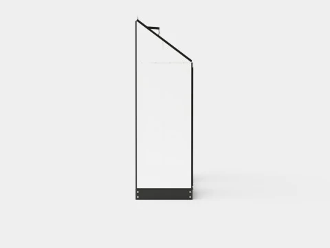 Greenhouse Ida 3300 Poly Black 3D Model