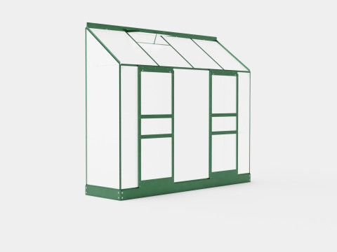 Greenhouse Ida 3300 Poly Green 3D-Modell