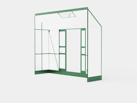 Greenhouse Ida 3300 Poly Green Modèle 3D