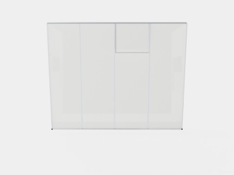 Greenhouse Ida 5200 Glass ALU Modello 3D
