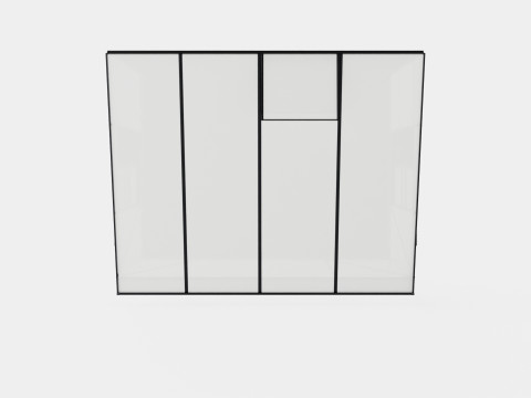 Greenhouse Ida 5200 Poly Black 3D Model
