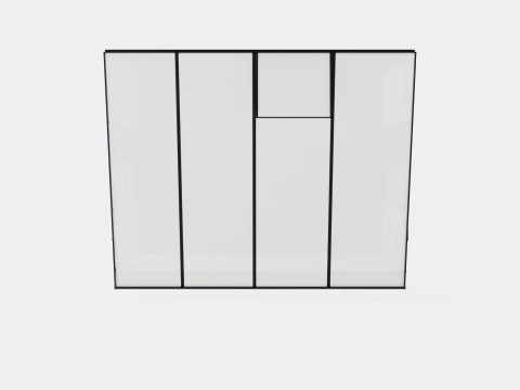 Greenhouse Ida 5200 Poly Black 3D Model