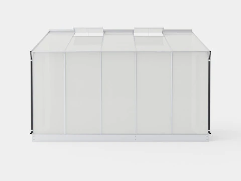 Greenhouse Ida 6500 Glass ALU 3D Model