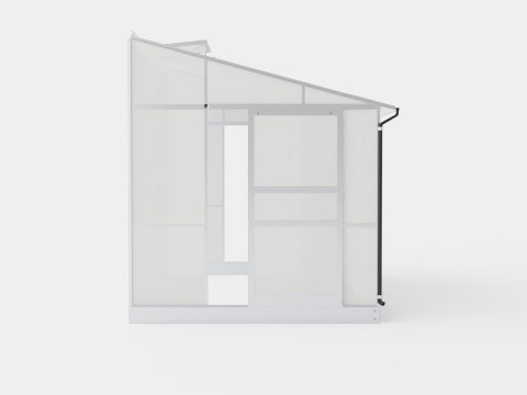 Greenhouse Ida 6500 Glass ALU 3Dモデル