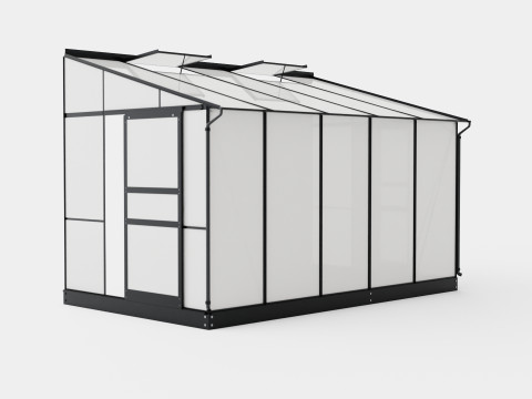 Greenhouse Ida 6500 Poly Black 3D Model