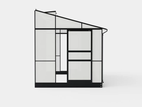 Greenhouse Ida 6500 Poly Black 3D Model