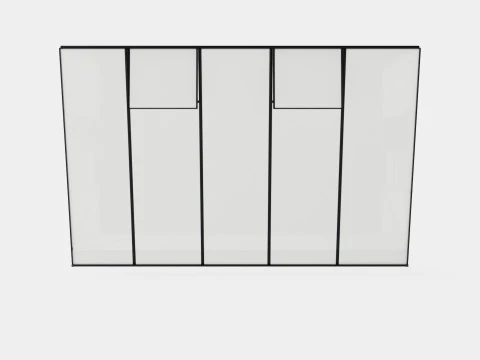 Greenhouse Ida 6500 Poly Black 3D Model