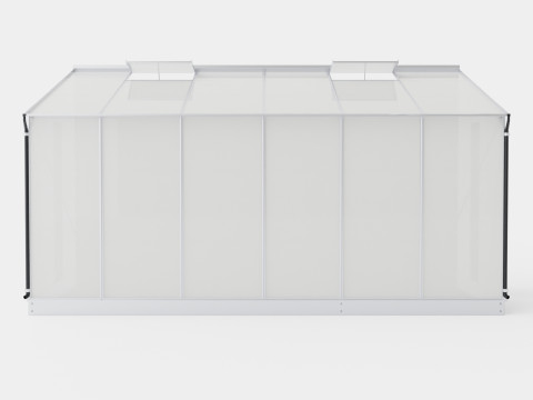 Greenhouse Ida 7800 Glass ALU Modelo 3D