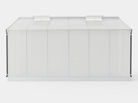 Greenhouse Ida 7800 Glass ALU 3D Model