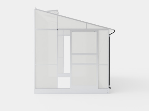 Greenhouse Ida 7800 Glass ALU Modelo 3D