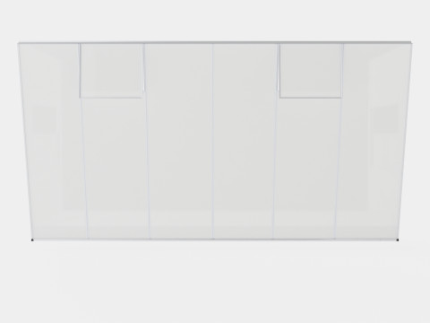 Greenhouse Ida 7800 Glass ALU Modelo 3D