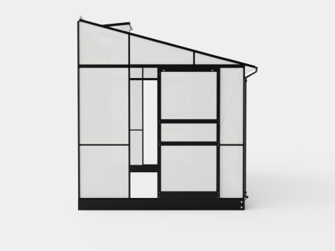 Greenhouse Ida 7800 Poly Black 3D Model