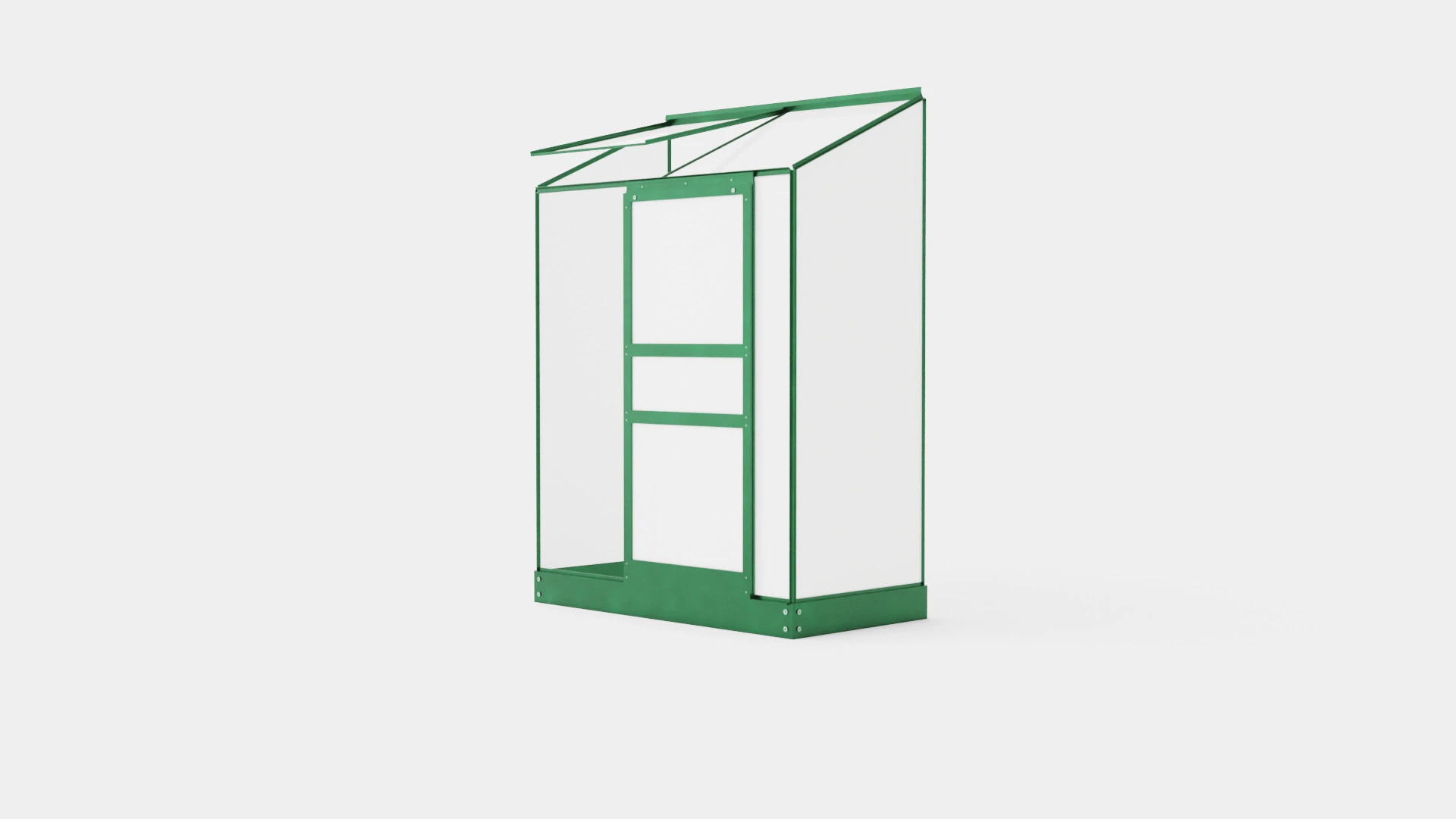 Estufa Ida 900 Poli Verde Modelo 3D .c4d .max .obj .3ds .fbx .stl .blend 
