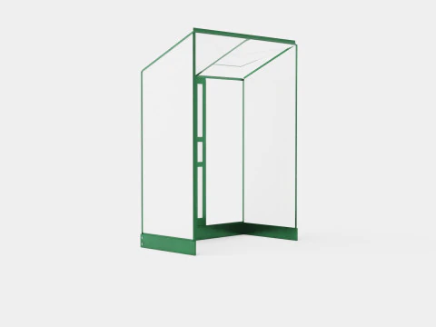 Estufa Ida 900 Poli Verde Modelo 3D
