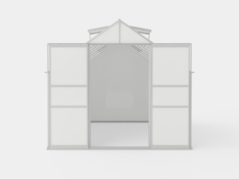 Greenhouse Mars 11500 Glass ALU Model 3D