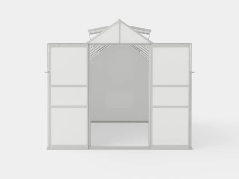 Greenhouse Mars 11500 Glass ALU 3D Model