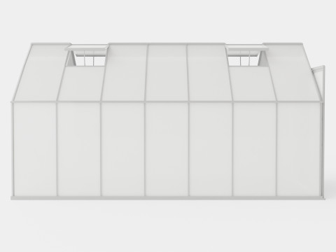 Greenhouse Mars 11500 Glass ALU Model 3D