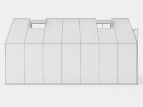 Greenhouse Mars 11500 Glass ALU 3D Model