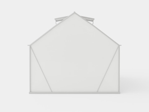 Greenhouse Mars 11500 Glass ALU Model 3D
