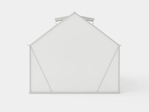 Greenhouse Mars 11500 Glass ALU 3D Model