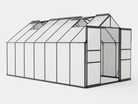 Estufa Mars 11500 Vidro Preto Modelo 3D