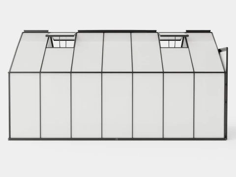 Greenhouse Mars 11500 Glass Black 3D Model