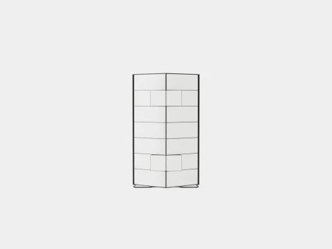 Greenhouse Mars 11500 Glass Black 3D Model