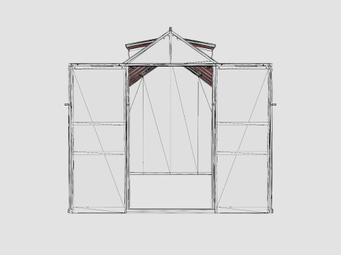 Greenhouse Mars 11500 Glass Black Modello 3D