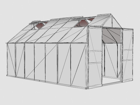 Greenhouse Mars 11500 Glass Black Modello 3D