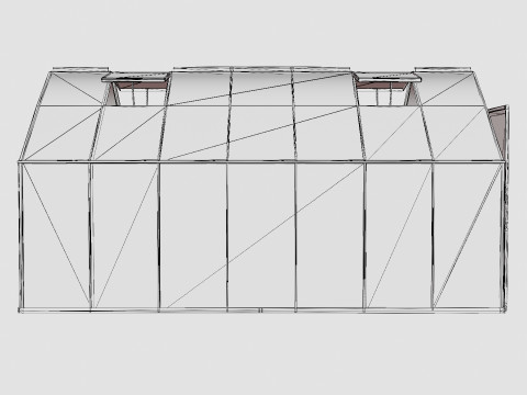 Greenhouse Mars 11500 Glass Black Modello 3D