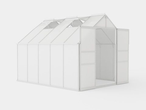 Greenhouse Mars 8300 Glass ALU 3D Model
