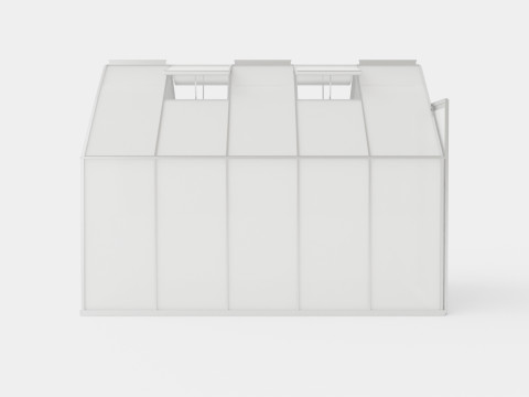 Greenhouse Mars 8300 Glass ALU 3D Model