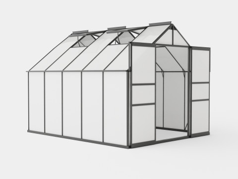 Greenhouse Mars 8300 Glass Black 3D Model