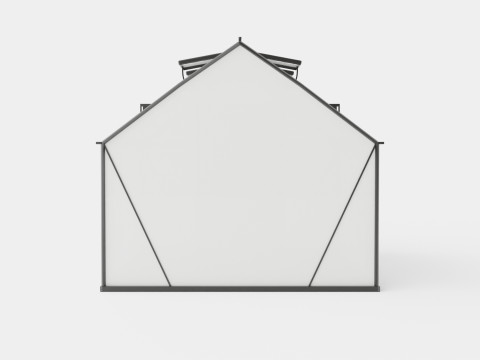 Greenhouse Mars 8300 Glass Black Modèle 3D