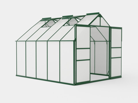 Greenhouse Mars 8300 Glass Green Model 3D