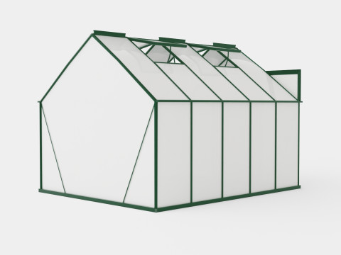 Greenhouse Mars 8300 Glass Green Modèle 3D