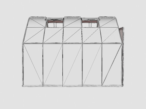 Greenhouse Mars 8300 Glass Green Modèle 3D