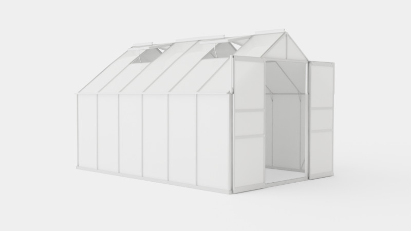 Greenhouse Mars 9900 Glass ALU Modèle 3D .c4d .max .obj .3ds .fbx .stl .blend 