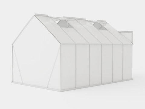 Greenhouse Mars 9900 Glass ALU Modèle 3D