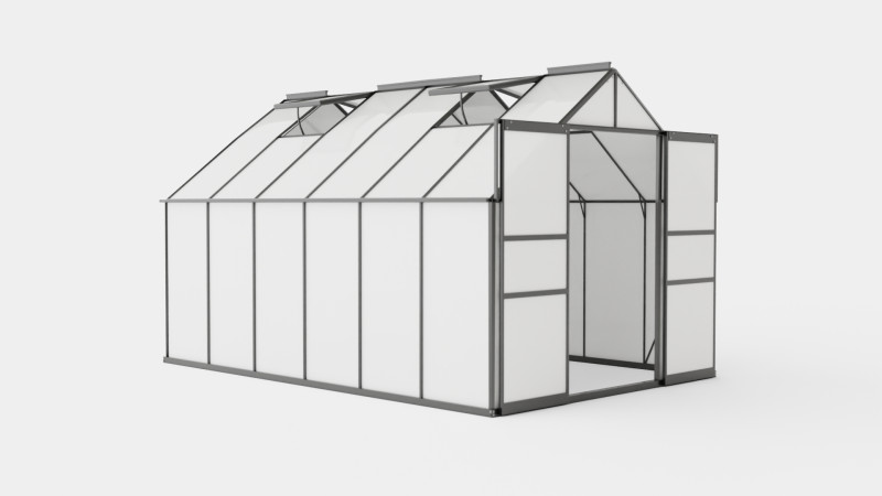 Greenhouse Mars 9900 Glass Black 3Dモデル .c4d .max .obj .3ds .fbx .stl .blend
