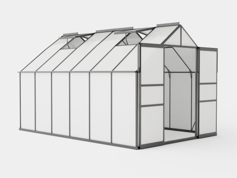 Greenhouse Mars 9900 Glass Black 3D Model