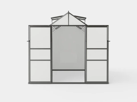 Greenhouse Mars 9900 Glass Black 3D Model