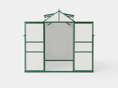 Greenhouse Mars 9900 Glass Green 3D Model