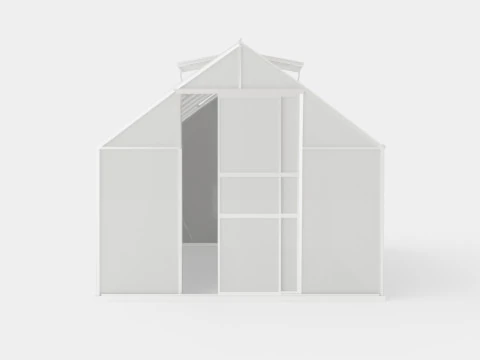 Greenhouse Merkur 11500 Glass ALU 3D Model